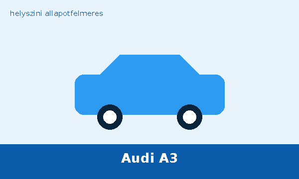 Audi A3 helyszíni autó átvizsgálás és állapotfelmérés vásárlás előtt
