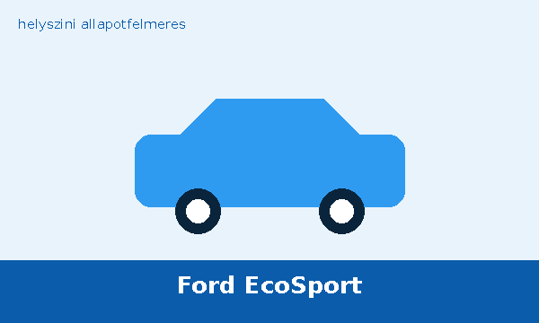 Ford EcoSport helyszíni autó átvizsgálás és állapotfelmérés vásárlás előtt