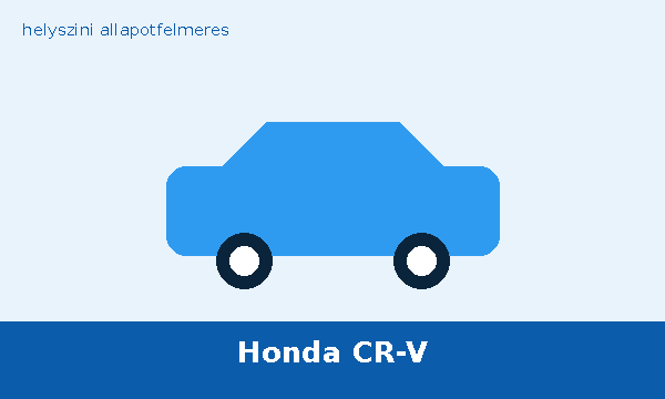 Honda CR-V helyszíni autó átvizsgálás és állapotfelmérés vásárlás előtt