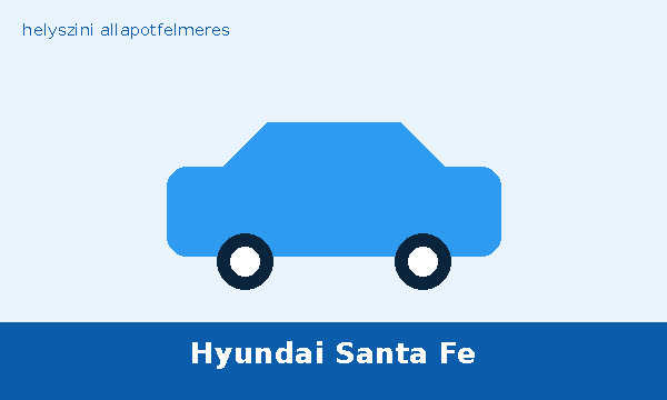 Hyundai Santa Fe helyszíni autó átvizsgálás és állapotfelmérés vásárlás előtt