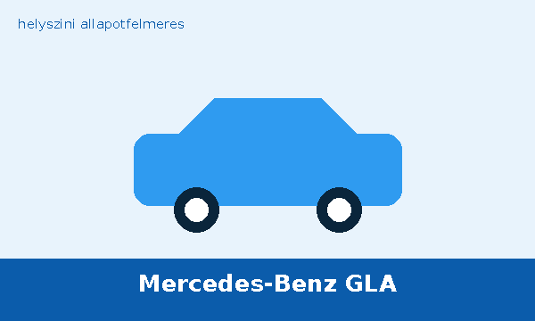 Mercedes-Benz GLA helyszíni autó átvizsgálás és állapotfelmérés vásárlás előtt