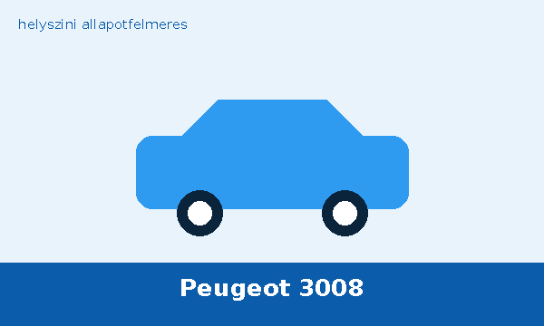 Peugeot 3008 helyszíni autó átvizsgálás és állapotfelmérés vásárlás előtt
